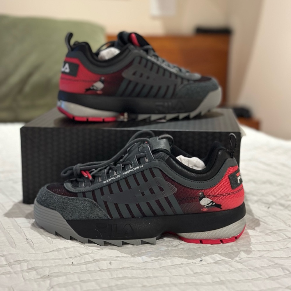 Fila Men's Disruptor II: Staple Pigeon collab limited edition - Picture 12 of 13